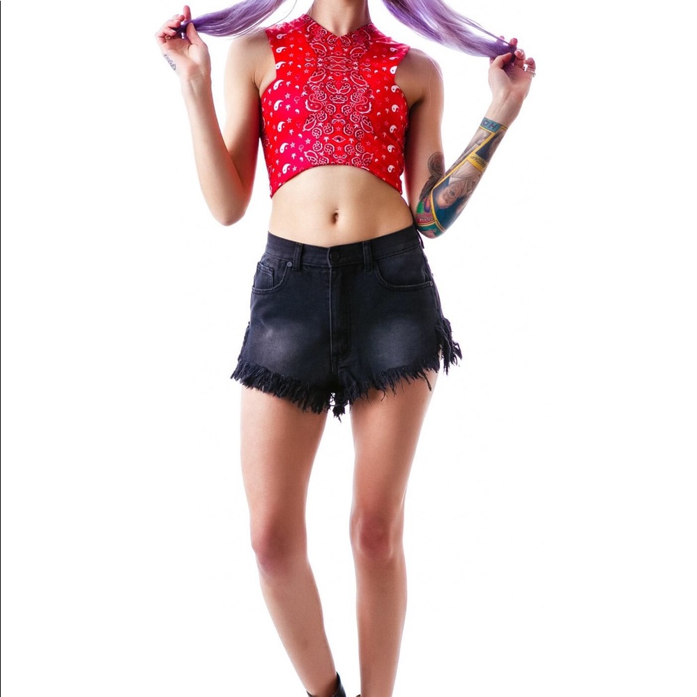 UNIF bandana x crop top